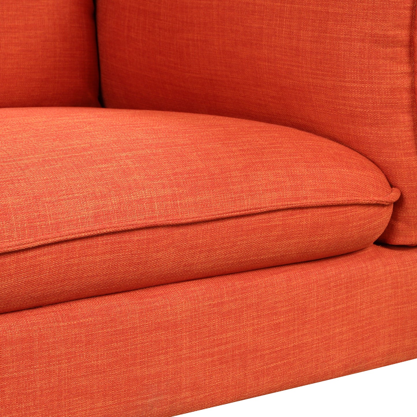 76.2" Modern Style 3 Seat Sofa Linen Fabric Upholstered Couch Furniture 3-Seats Couch for Different Spaces,Living Room