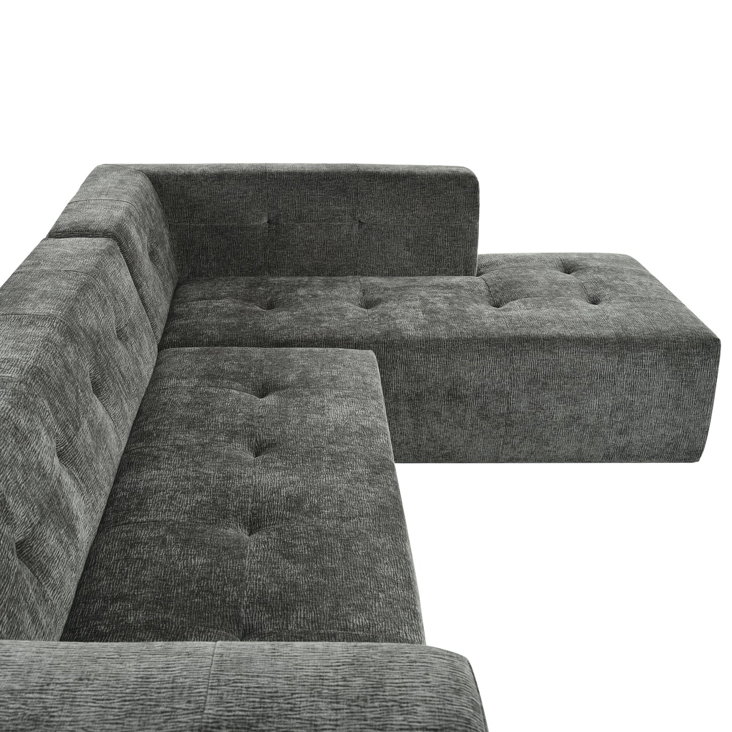 112.2*74" Modular Modular Combination Living Room Sofa Set, Modern Minimalist Sofa, Living Room Upholstered Sofa Bed