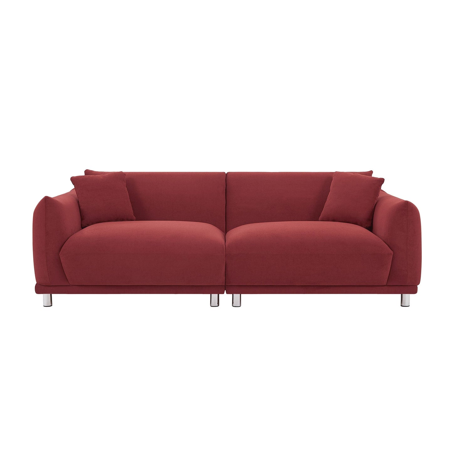 Loveseat Sofa Couch for Modern Living Room,2 Seater Sofa for Small Detachable Sofa Cover Space Spring Cushion and Solid