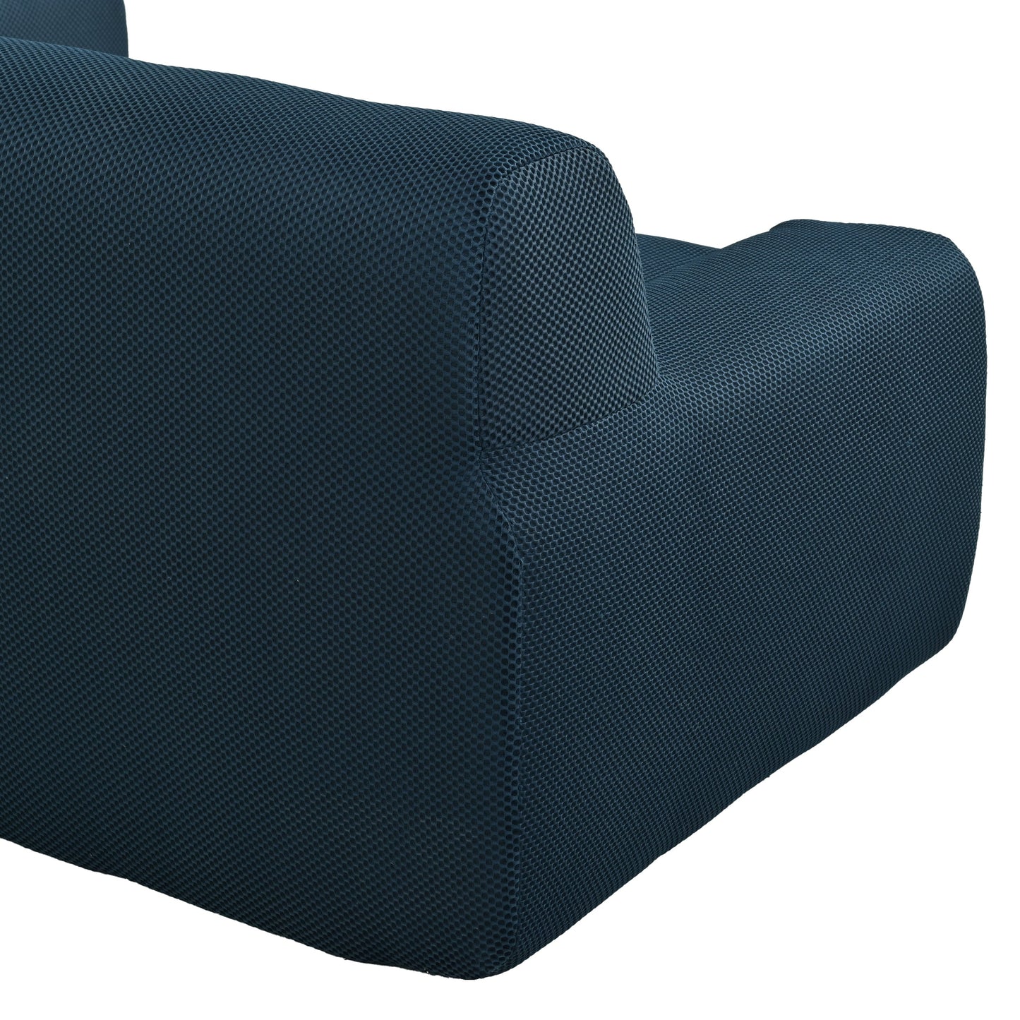 Modern Large L-Shaped Modular Sofa, Minimalist Style, 2-Piece Set With Free Combinations, Suitable for Living Rooms