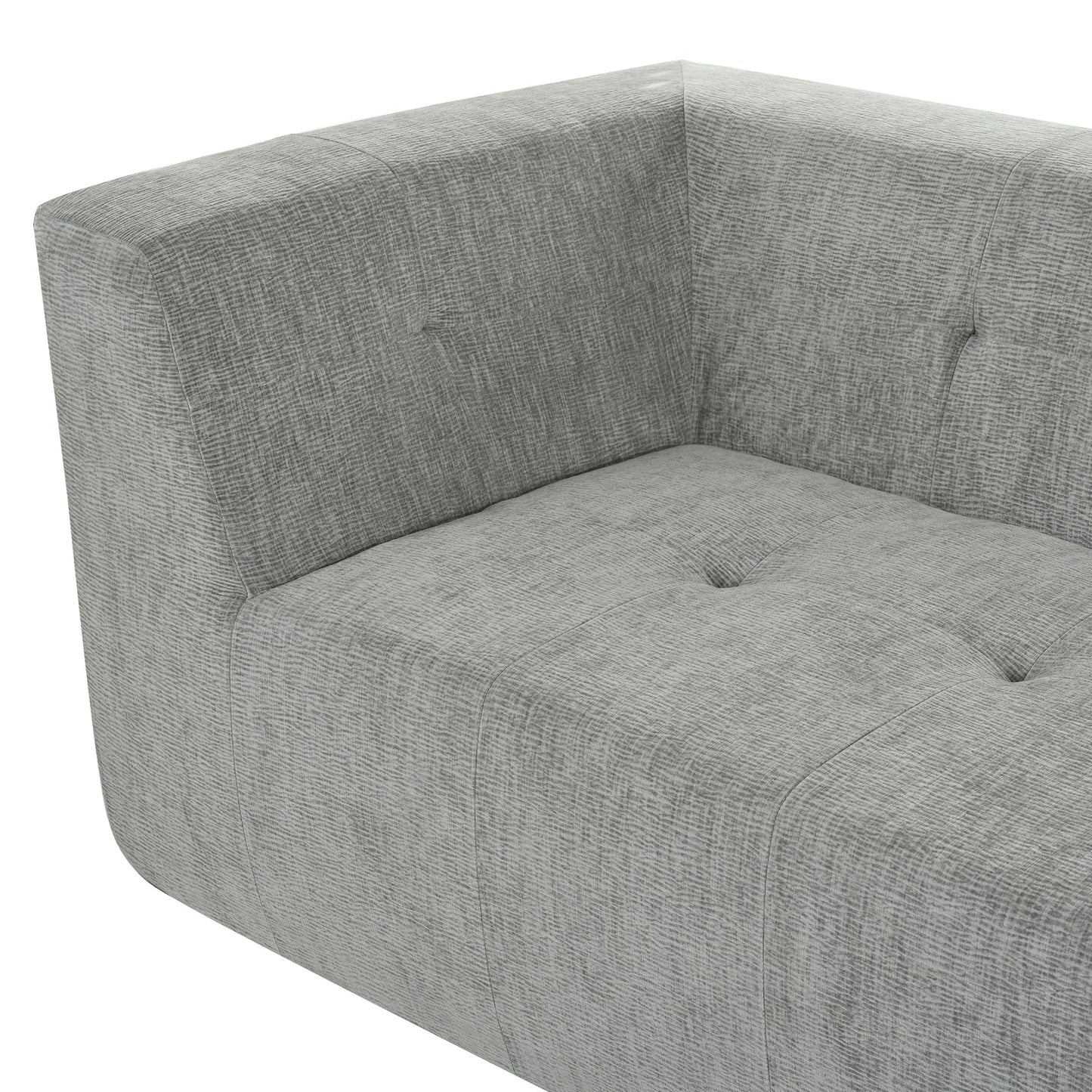112.2*74" Modular Modular Combination Living Room Sofa Set, Modern Minimalist Sofa, Living Room Upholstered Sofa Bed