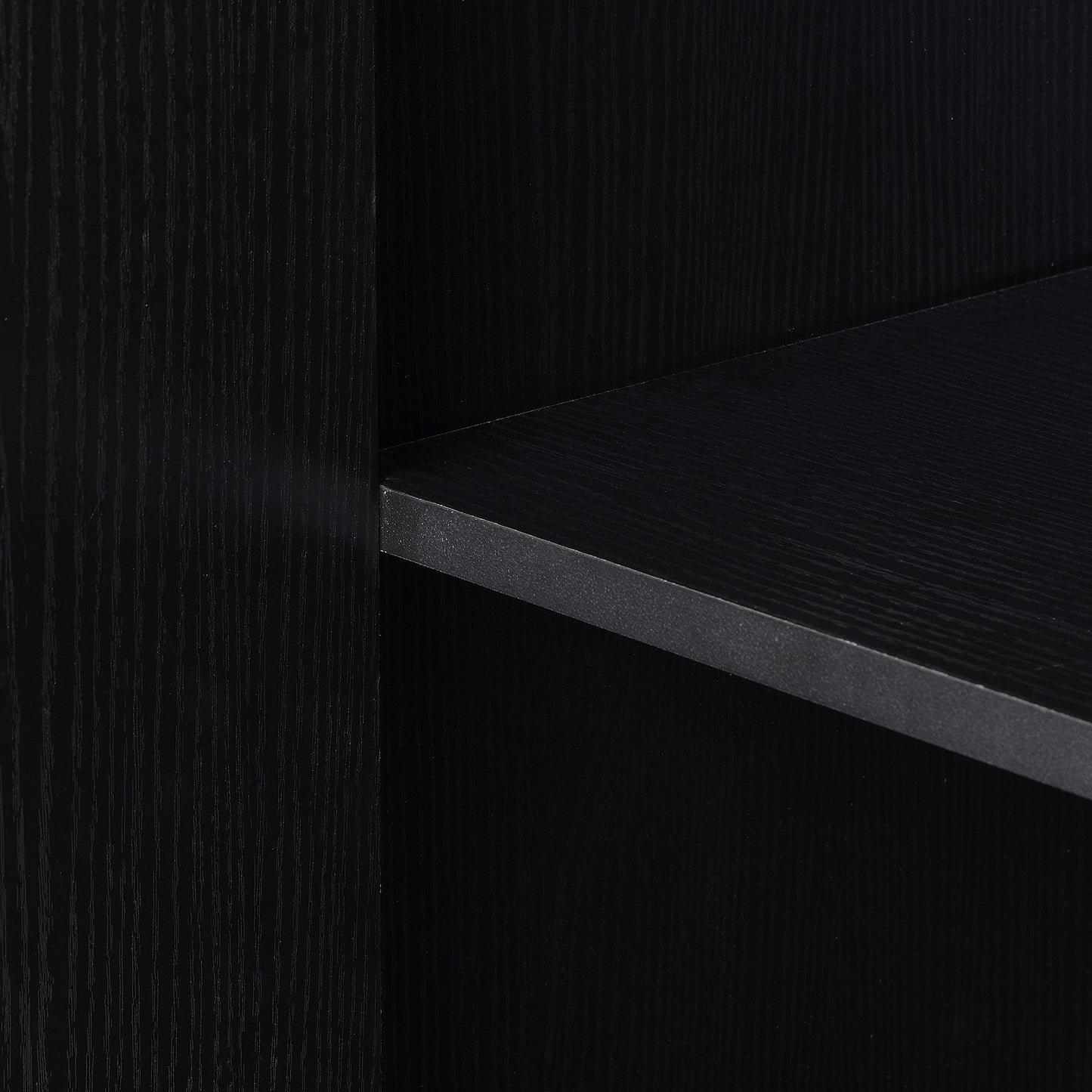 Distinctive Features of Four-Door Sideboard With Metal and Cross-Leg Design,Suitable for Living Rooms,Entrance and Study