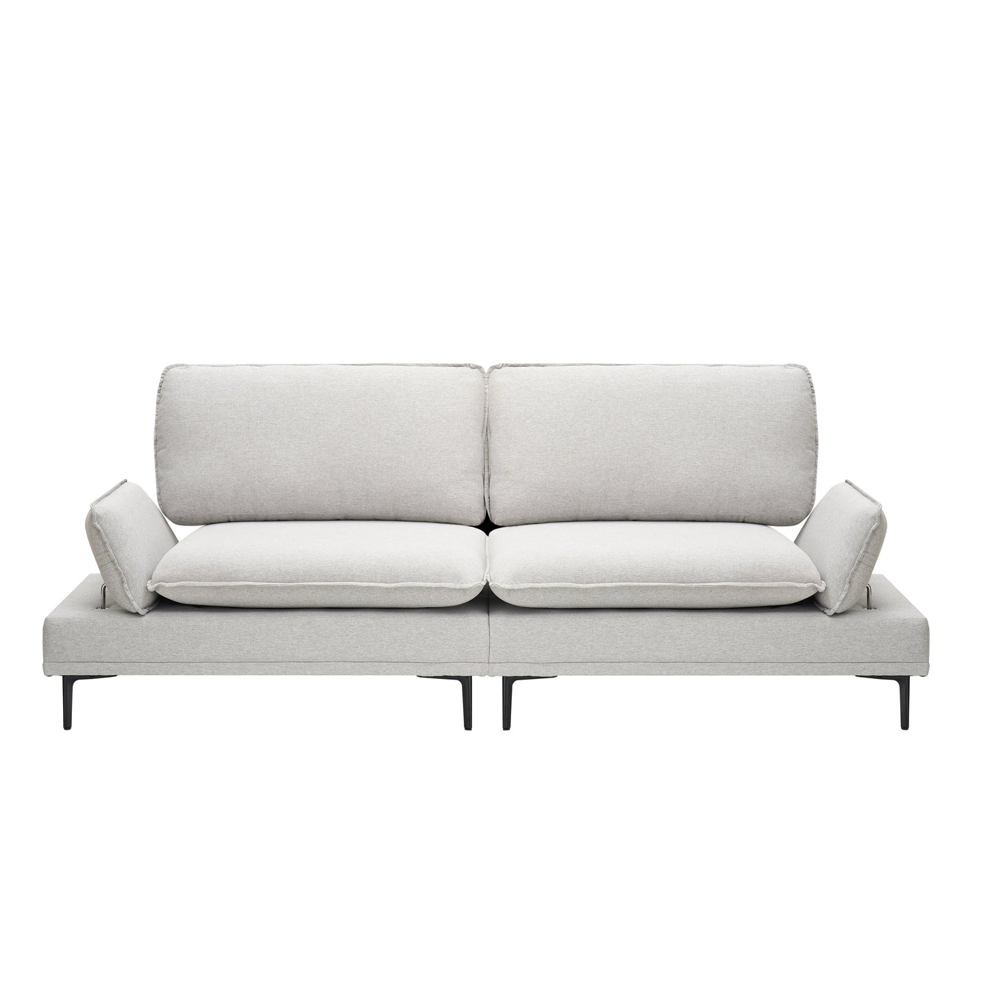 Woven in 89 Inch Wide Cotton and Linen, the Light Grey Elegance Exquisite