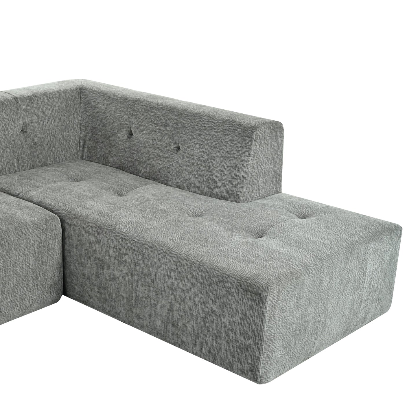 112.2*74" Modular Modular Combination Living Room Sofa Set, Modern Minimalist Sofa, Living Room Upholstered Sofa Bed
