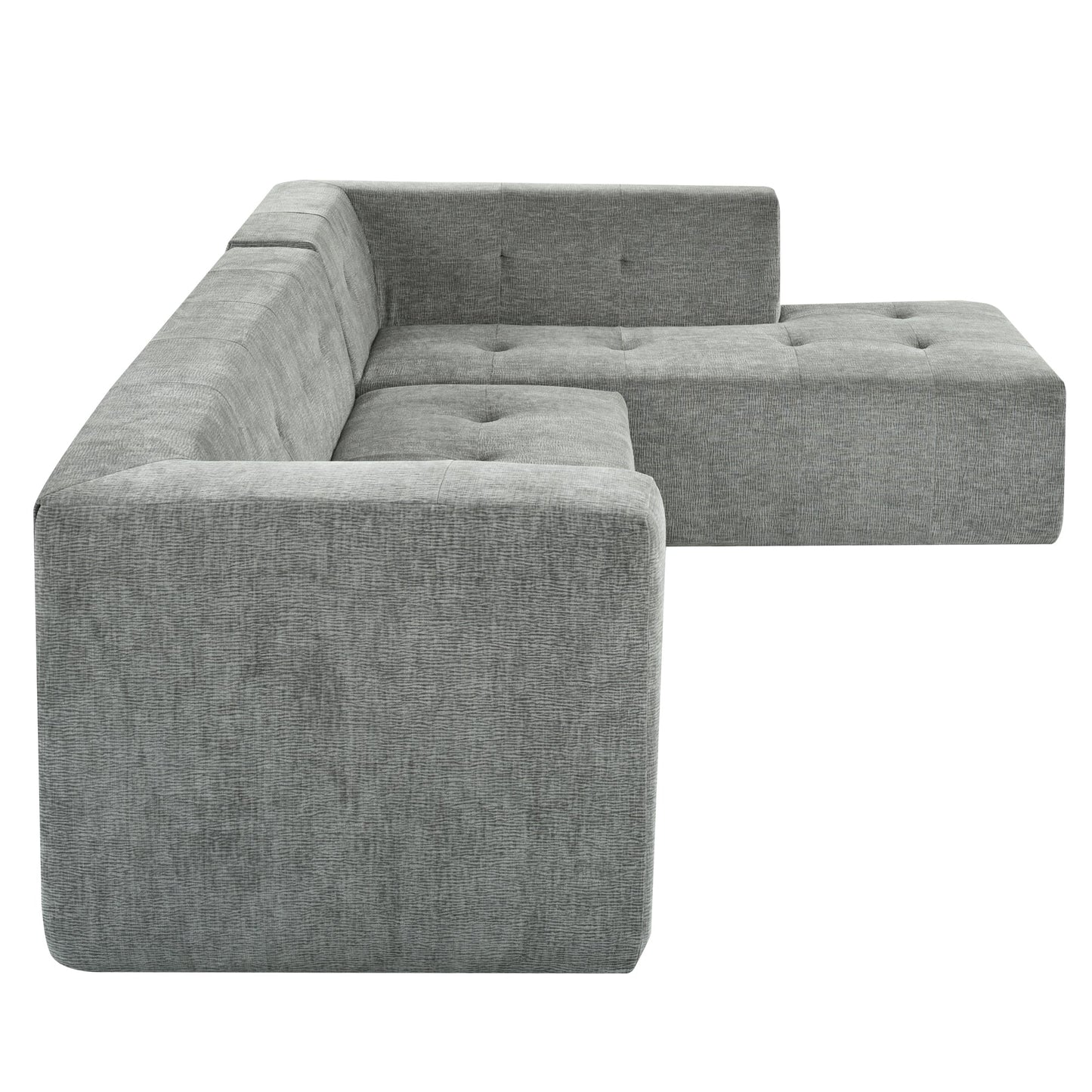 112.2*74" Modular Modular Combination Living Room Sofa Set, Modern Minimalist Sofa, Living Room Upholstered Sofa Bed