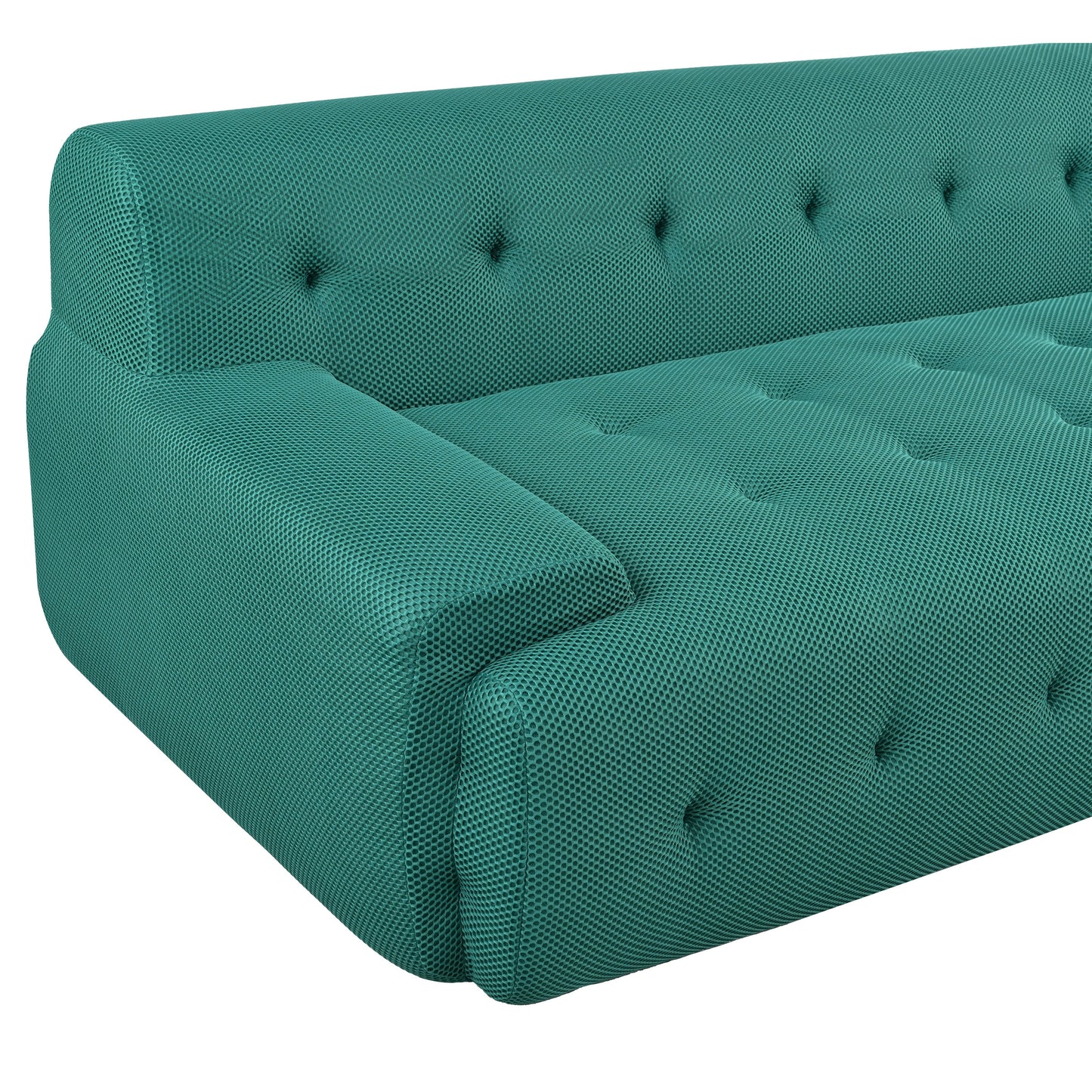 Modern Large L-Shaped Modular Sofa, Minimalist Style, 2-Piece Set With Free Combinations, Suitable for Living Rooms
