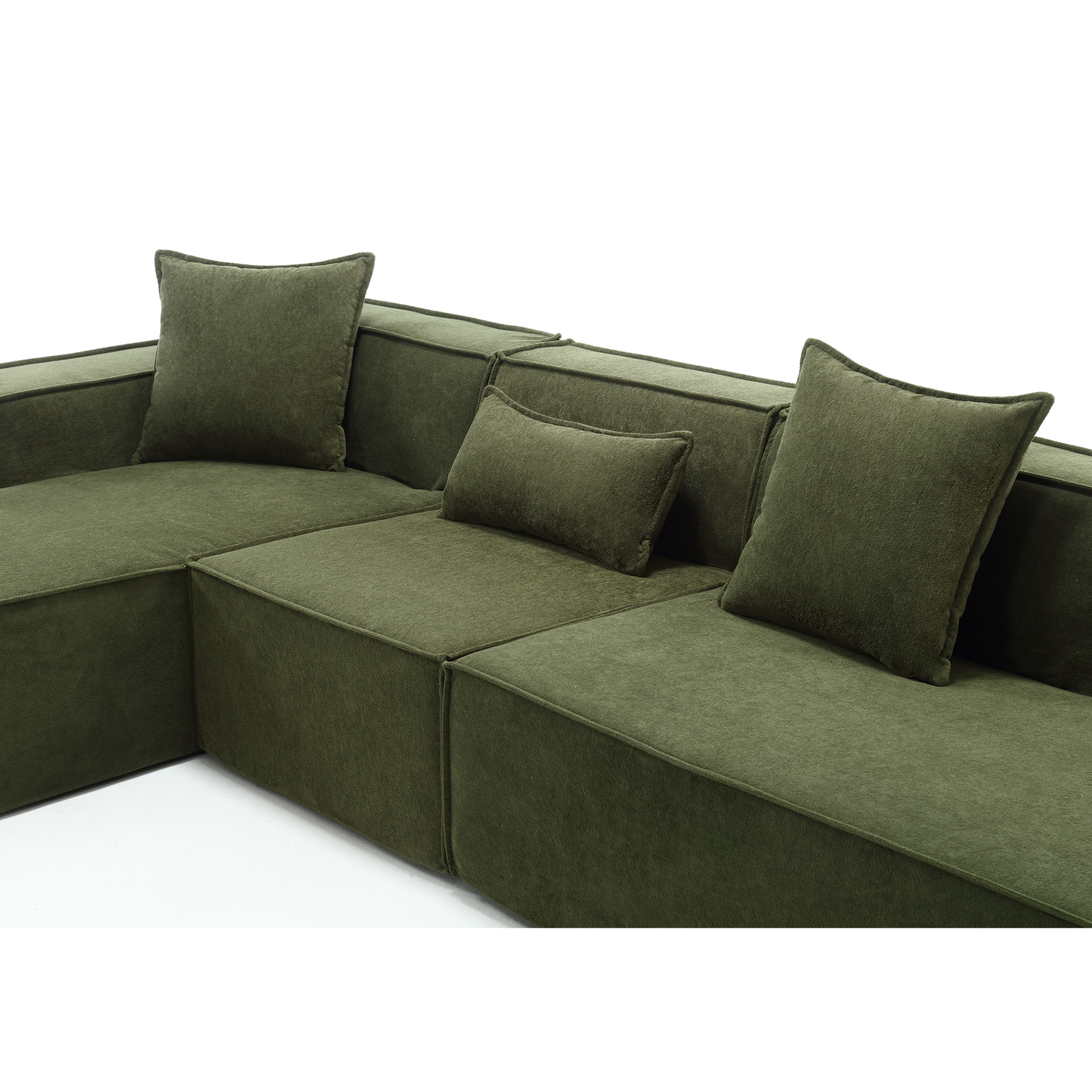 Modular Combination Living Room Sofa Set, Modern Minimalist Sofa, Free Installation Sofa, L-Shaped, Italian Minimalist