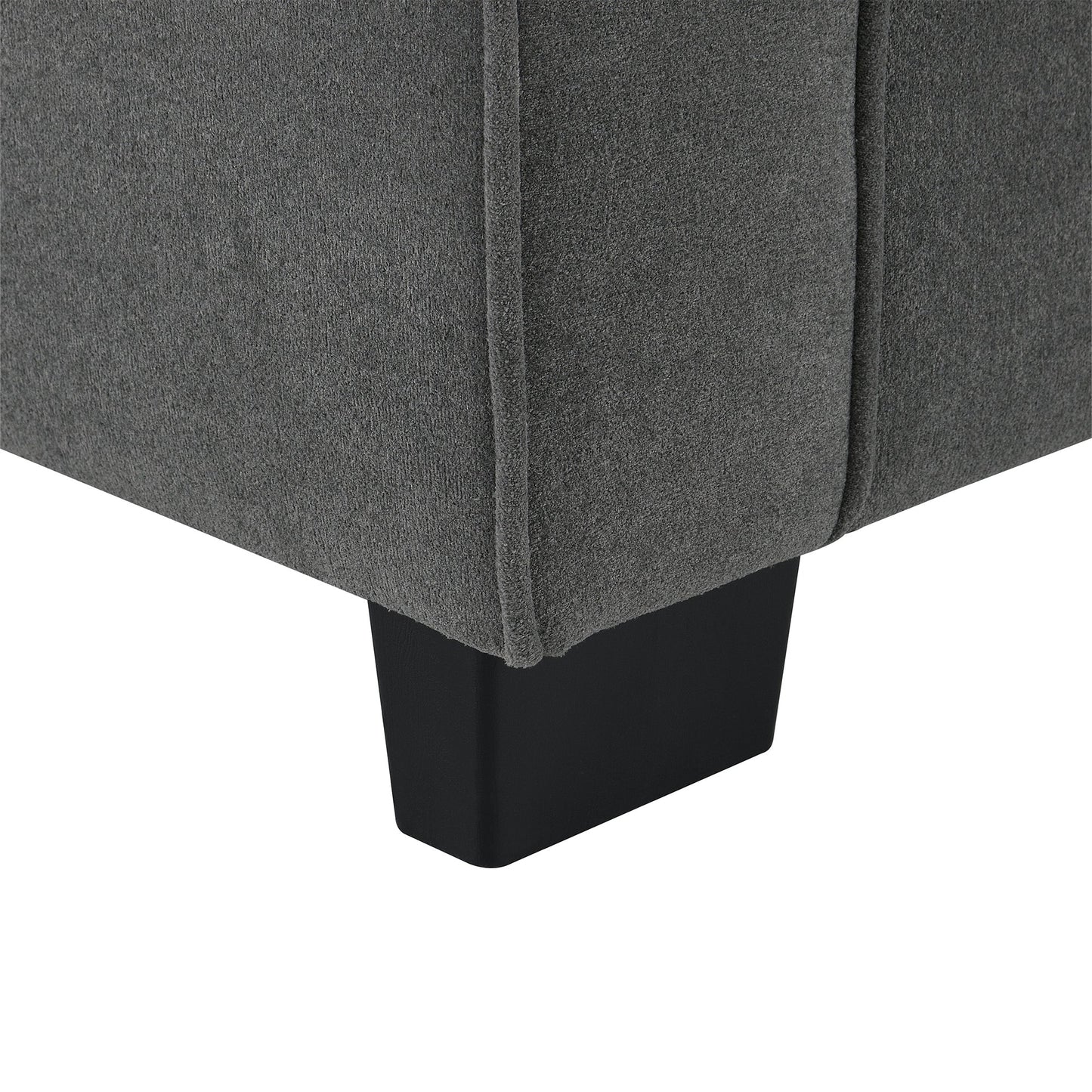 89*89" Oversized Velvet Modern Sectional Sofa,Large L Shaped Upholstered Indoor Furniture With Double Cushions,5 Seat