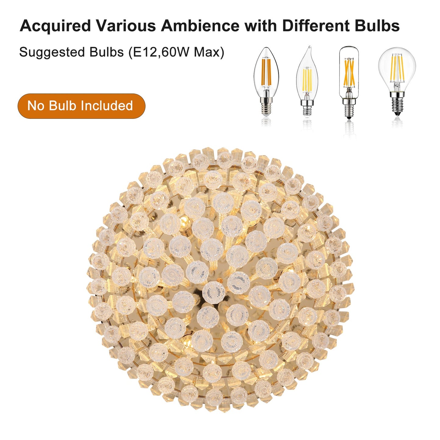 Gold Luxury Modern Style Crystal Lights,large Ceiling Chandeliers,dining Room,living Room,bedroom