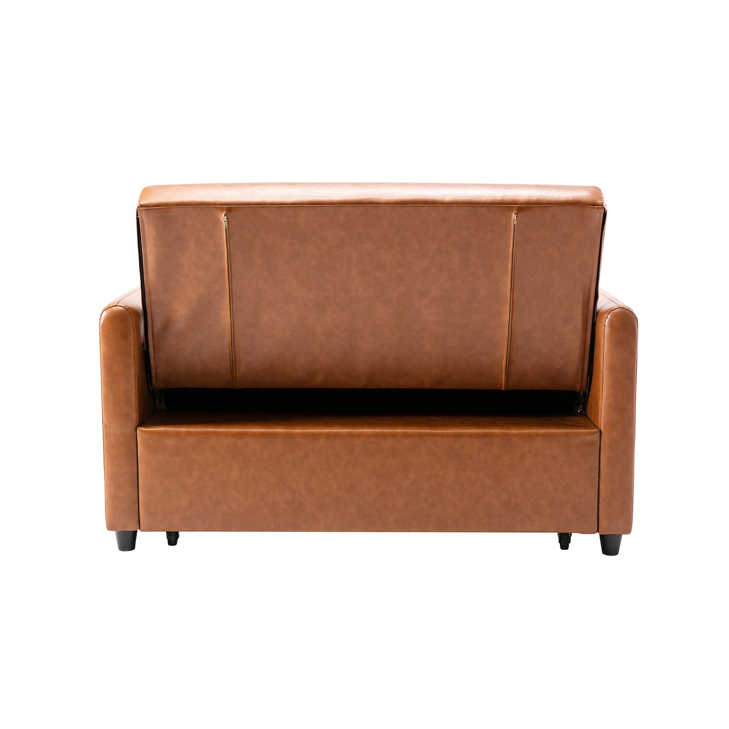 51" Convertible Sleeper Bed, Adjustable Oversized Armchair With Dual USB Ports for Small Space