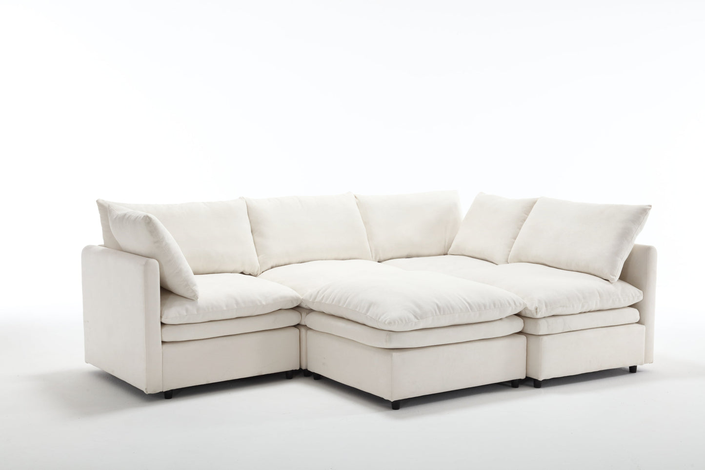 Modern U-Shaped Sectional Sofa ,5-Seat Sofa ,Sleeper Sofa Couch With Chaise Lounge for Living Room,Apartment,Upholstere