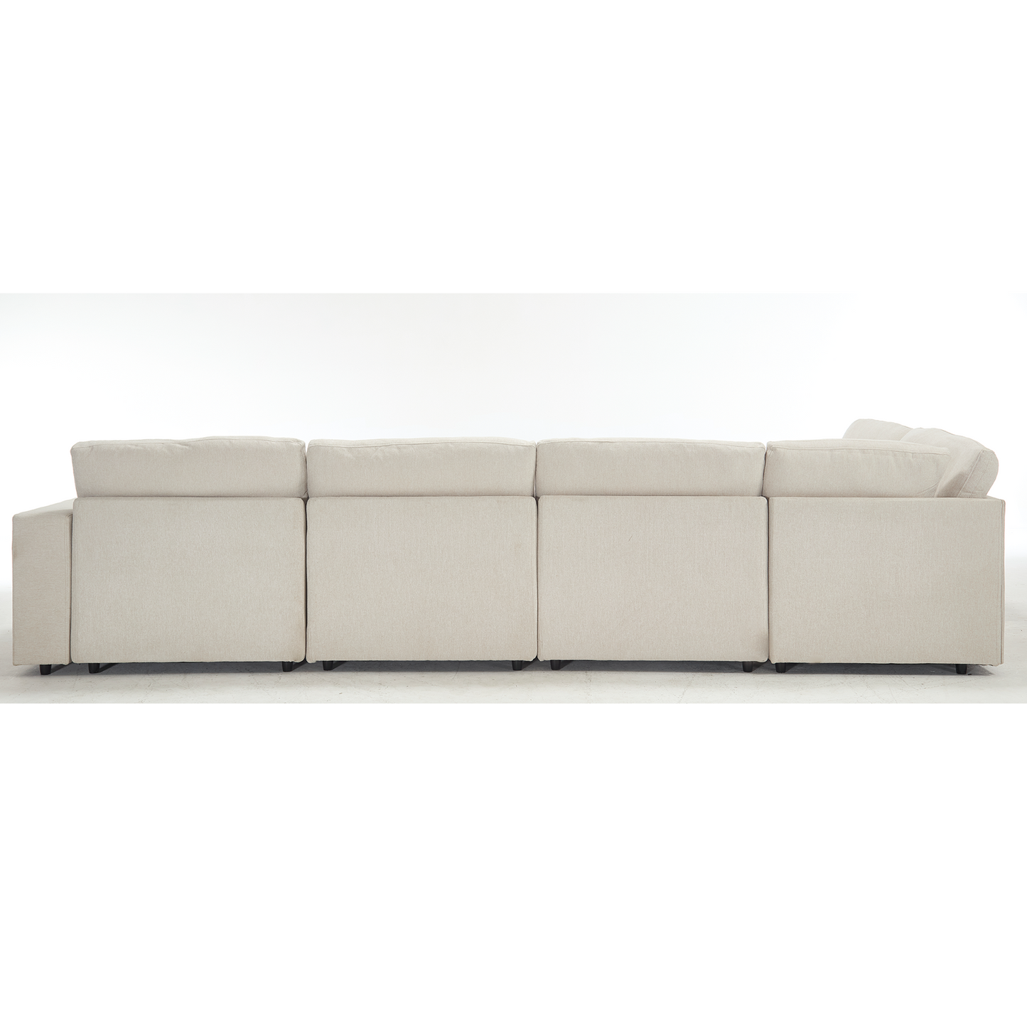Sectional Couches for Living Room,Modular Couch,Wireless Charging Port & Cup Holders,5-Seat ,DIY Combination,L-Shaped Sofa