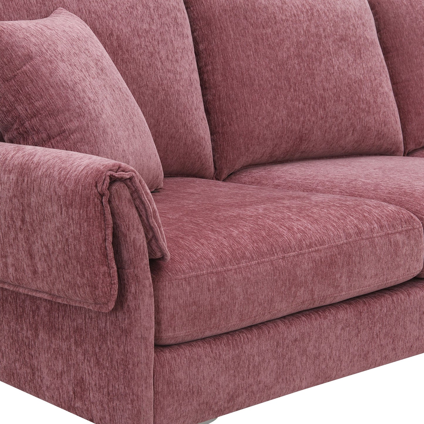 84 "Modern Chenille L-Shaped Sofa With Reversible Lounge,Convertible Sectional Couch Set,4 Seat Indoor Furniture