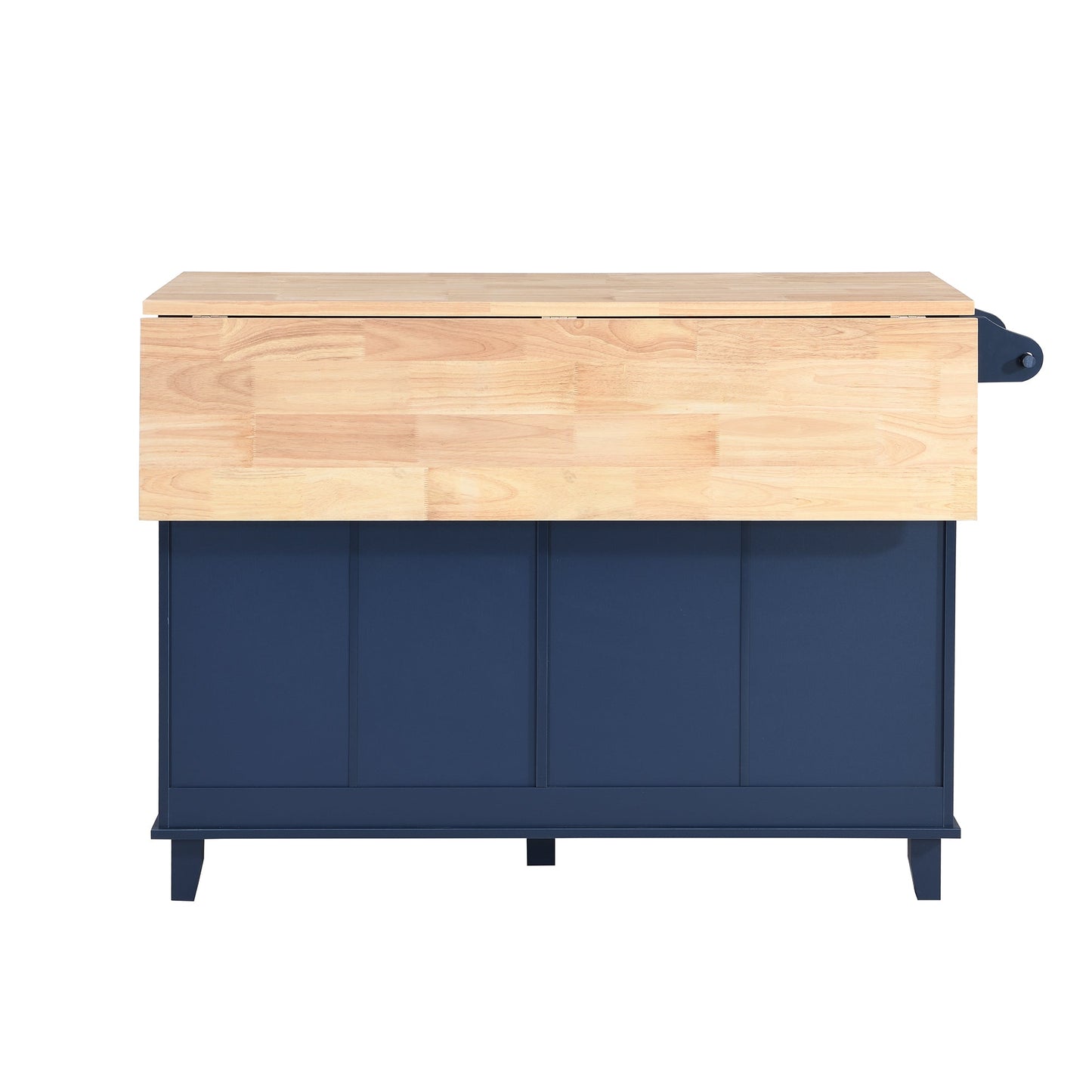 Farmhouse Kitchen Island Set With Drop Leaf and 2 Seatings,Dining Table Set With Storage Cabinet, Drawers and Towel Rack