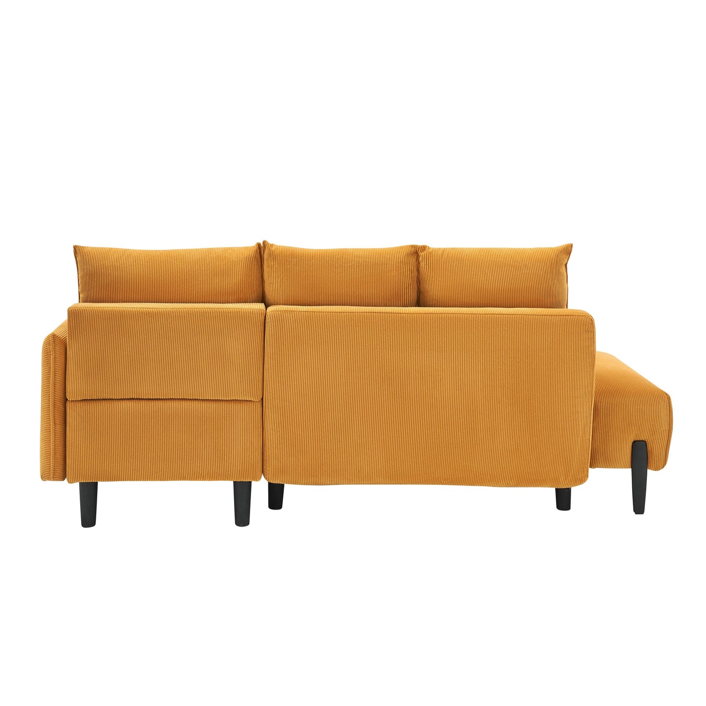 79.50 Inches Long, Velvet Sofa Fabric, With Three Matching Pillows and Spacious and Comfortable Seats