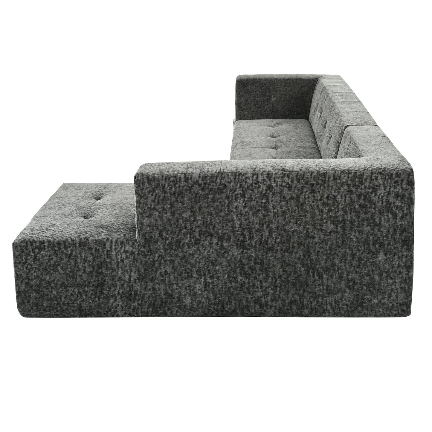 112.2*74" Modular Modular Combination Living Room Sofa Set, Modern Minimalist Sofa, Living Room Upholstered Sofa Bed