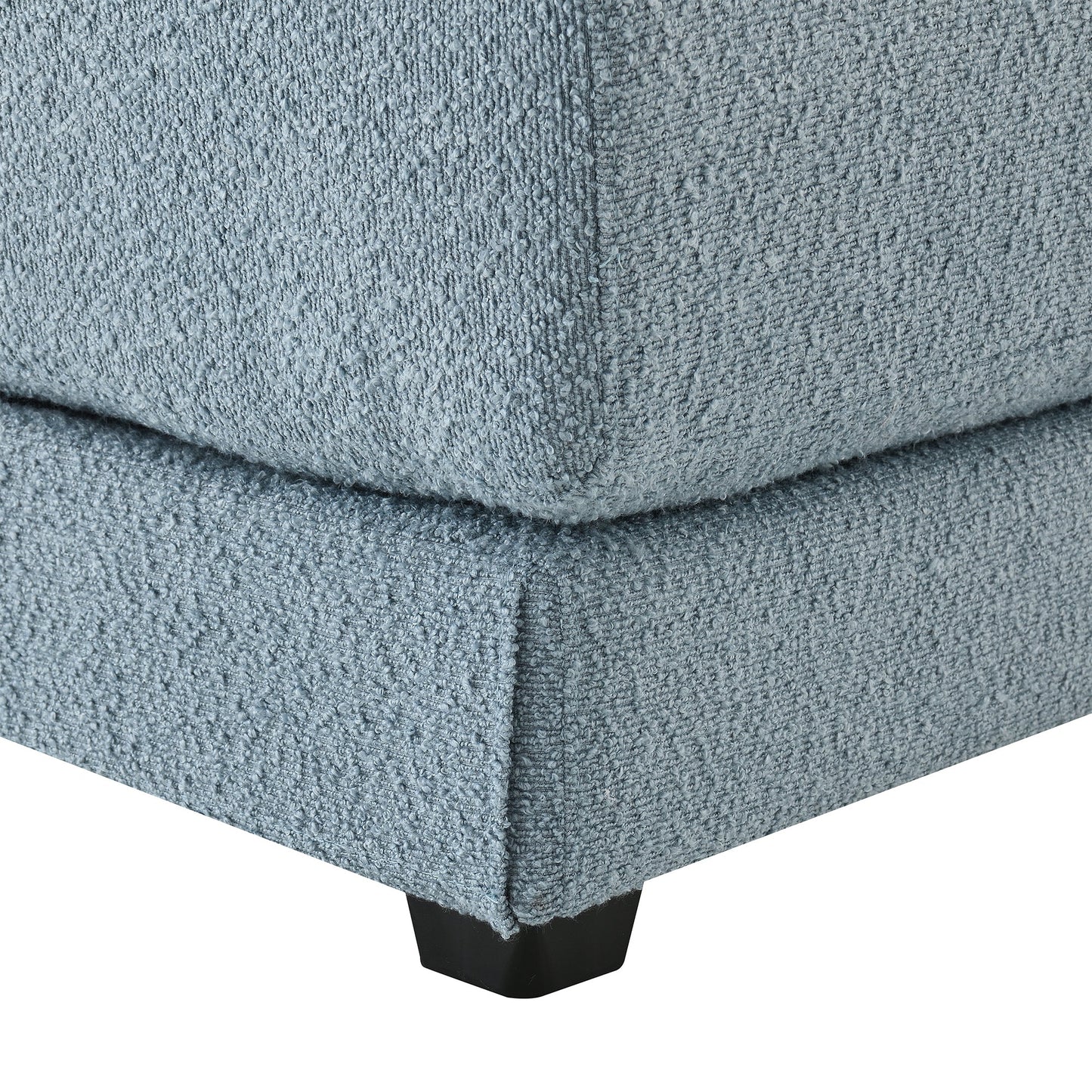 120*61" Oversized Deep Seat Sectional Sofa With Reversible Chaise,Loop Yarn Fabric 5-Seat Armless Indoor Furniture