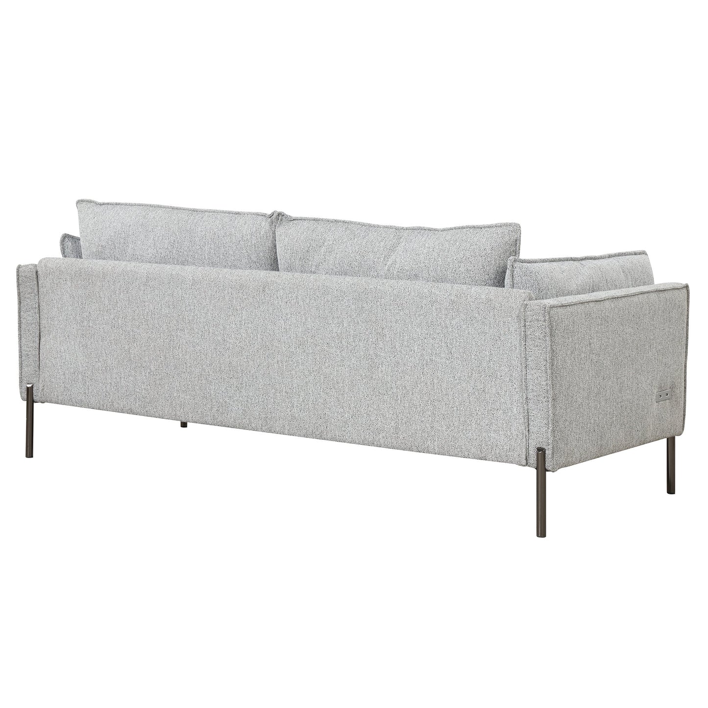 76.2" Modern Style 3 Seat Sofa Linen Fabric Upholstered Couch Furniture 3-Seats Couch for Different Spaces,Living Room