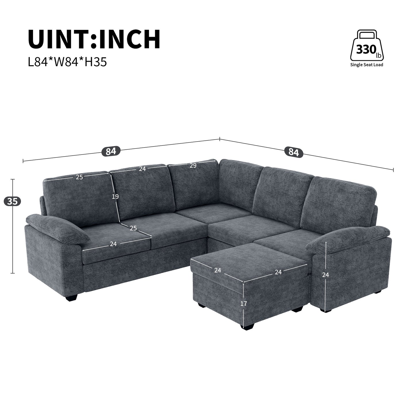 84*84" Modern Velvet Sectional Sofa Set,Large U Shaped Upholstered Corner Couch With Ottoman,Armrest Pillow