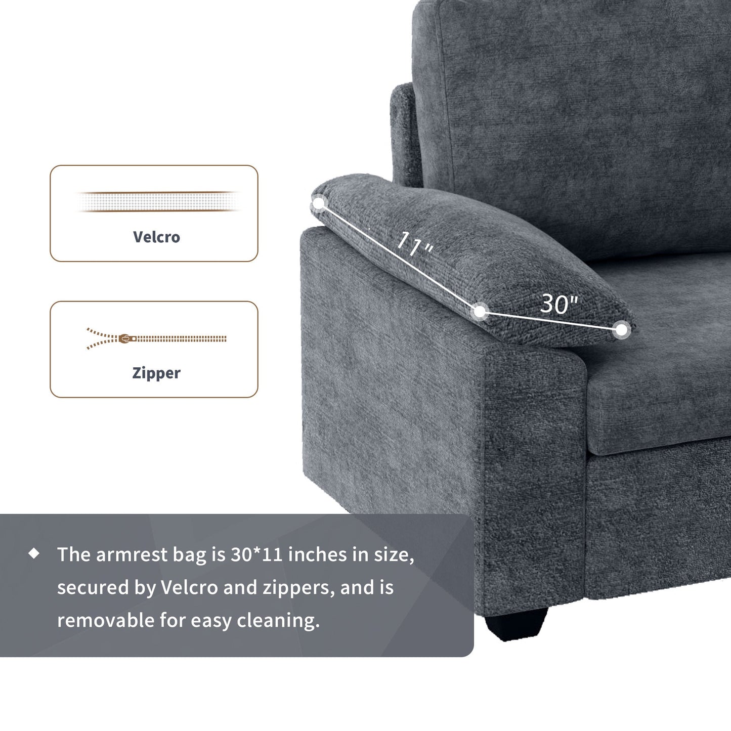 84*84" Modern Velvet Sectional Sofa Set,Large U Shaped Upholstered Corner Couch With Ottoman,Armrest Pillow