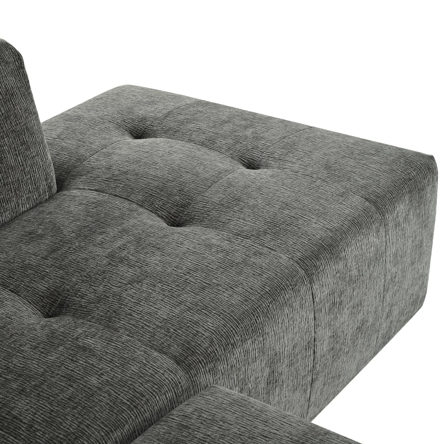 112.2*74" Modular Modular Combination Living Room Sofa Set, Modern Minimalist Sofa, Living Room Upholstered Sofa Bed