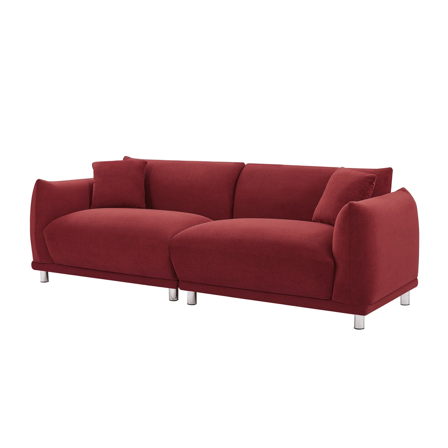 Loveseat Sofa Couch for Modern Living Room,2 Seater Sofa for Small Detachable Sofa Cover Space Spring Cushion and Solid