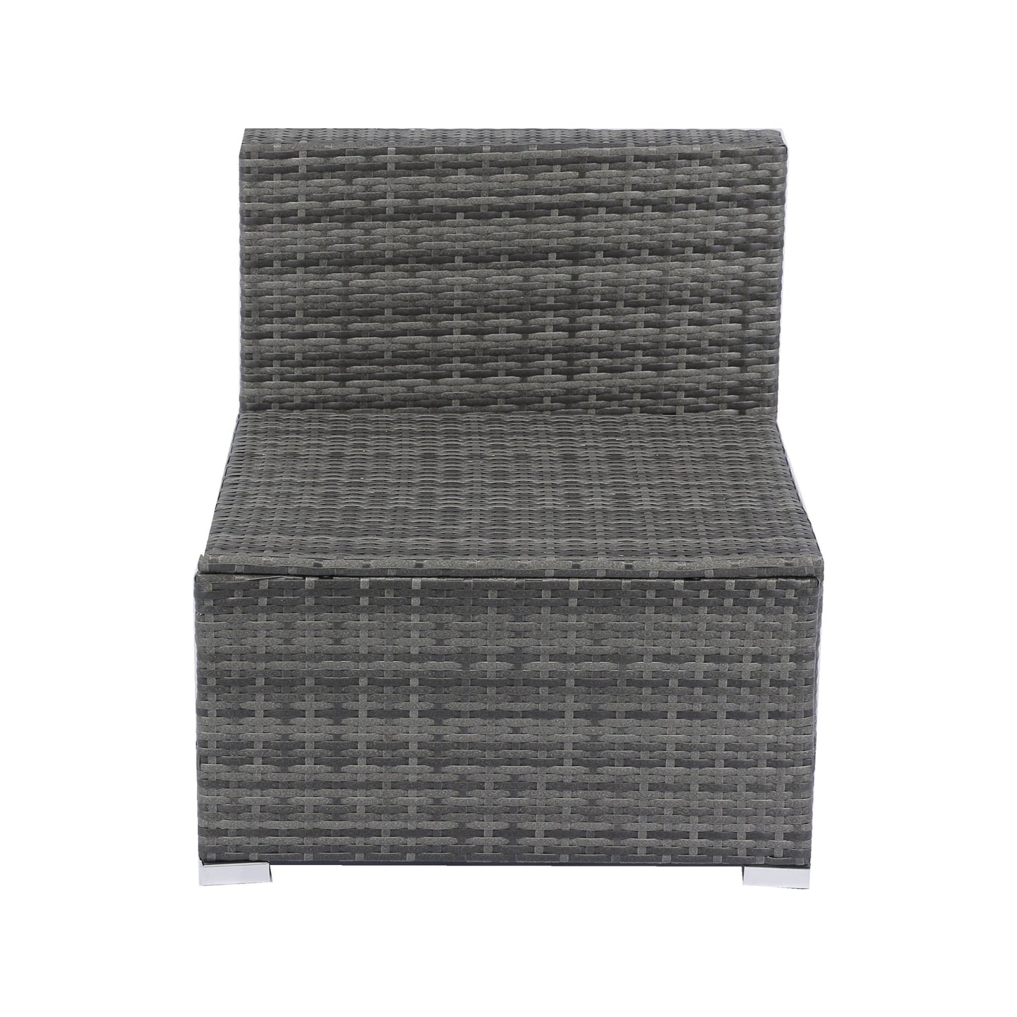 7-Piece Patio Furniture Set W/Retractable Canopy Wicker Rattan Sectional Sofa Set Patio Furniture With Washable Cushions