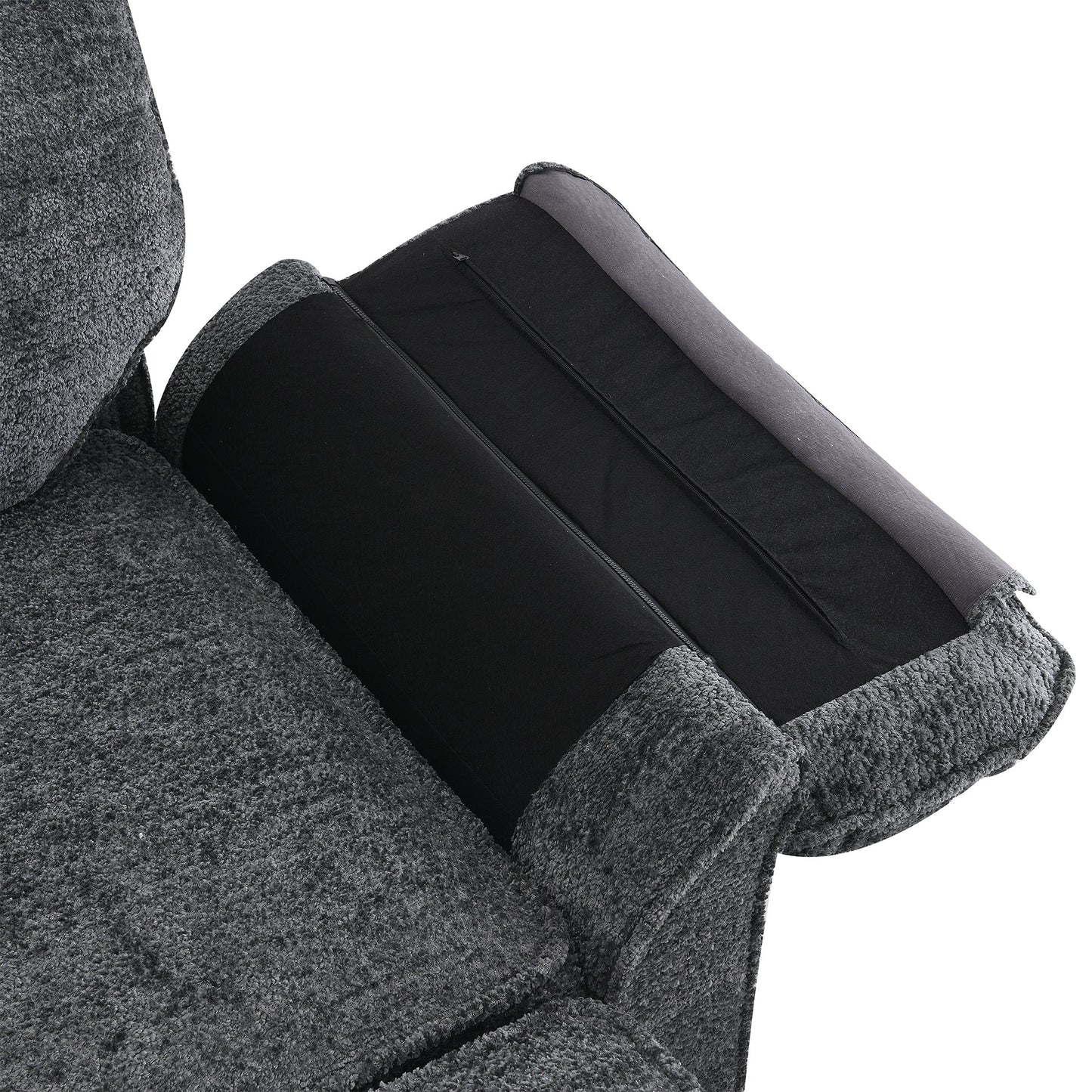 Free Combination Modular Convertible Sectional Sofa Bed Set, 4 Seat Upholstered Sleeper Corner Couch, Deep-Seat Loveseat