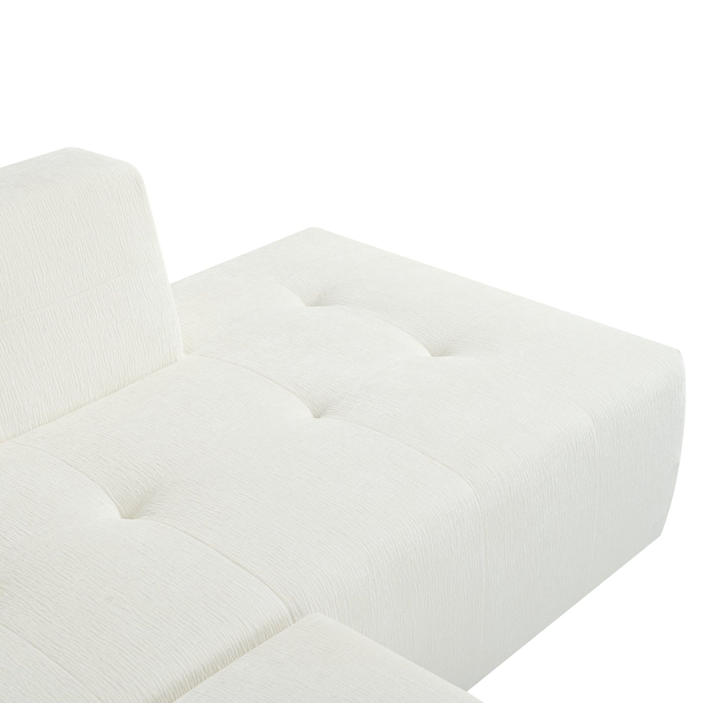 112.2*74" Modular Modular Combination Living Room Sofa Set, Modern Minimalist Sofa, Living Room Upholstered Sofa Bed