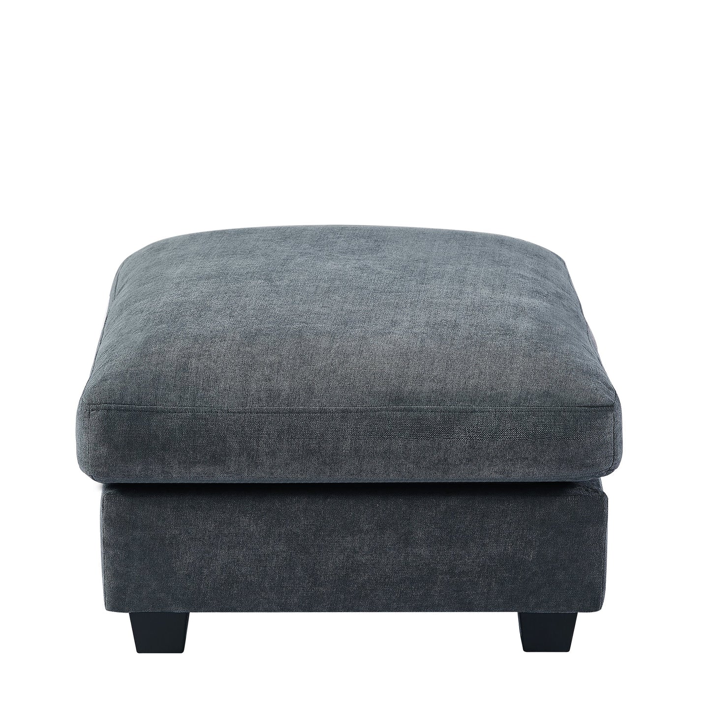 Modern Large L-Shape Feather Filled Sectional Sofa, Convertible Sofa Couch