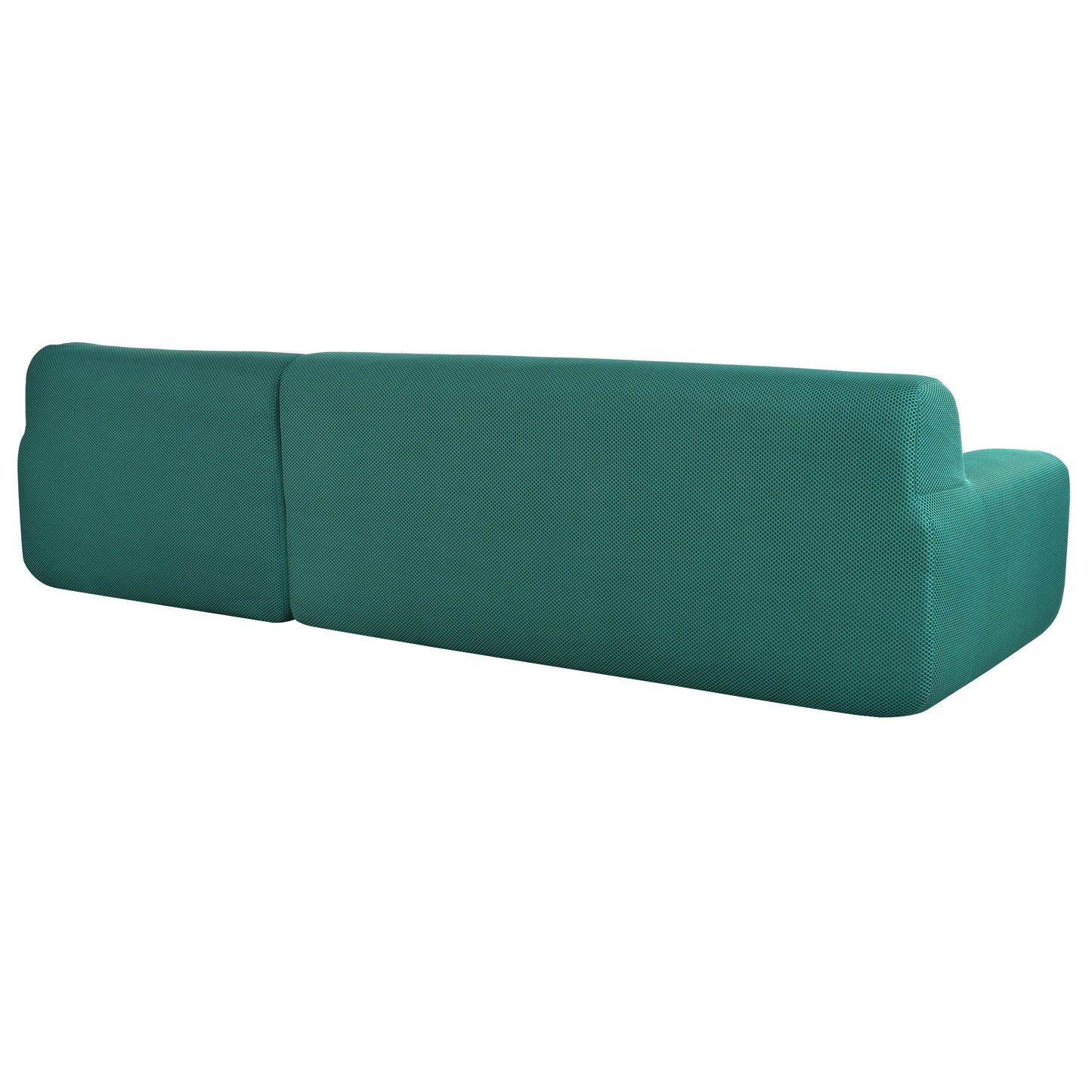 Modern Large L-Shaped Modular Sofa, Minimalist Style, 2-Piece Set With Free Combinations, Suitable for Living Rooms