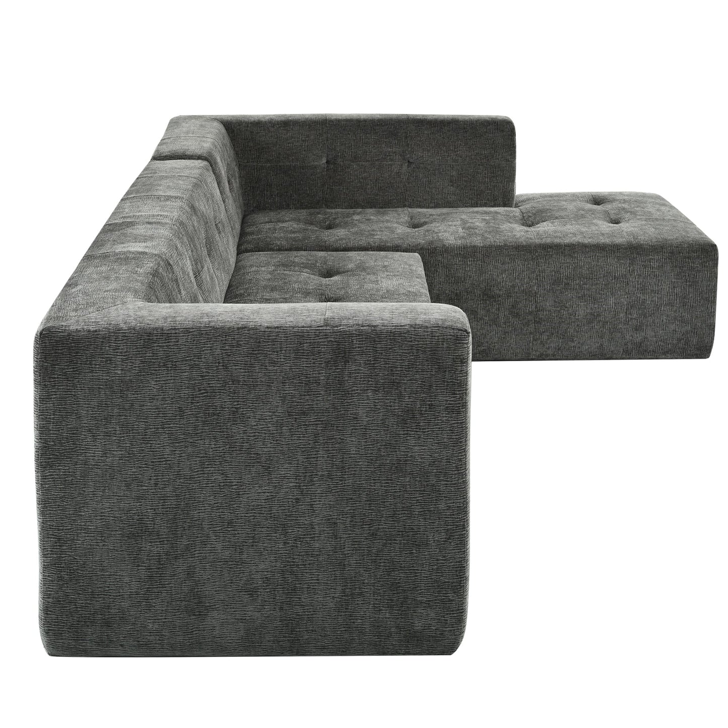 112.2*74" Modular Modular Combination Living Room Sofa Set, Modern Minimalist Sofa, Living Room Upholstered Sofa Bed