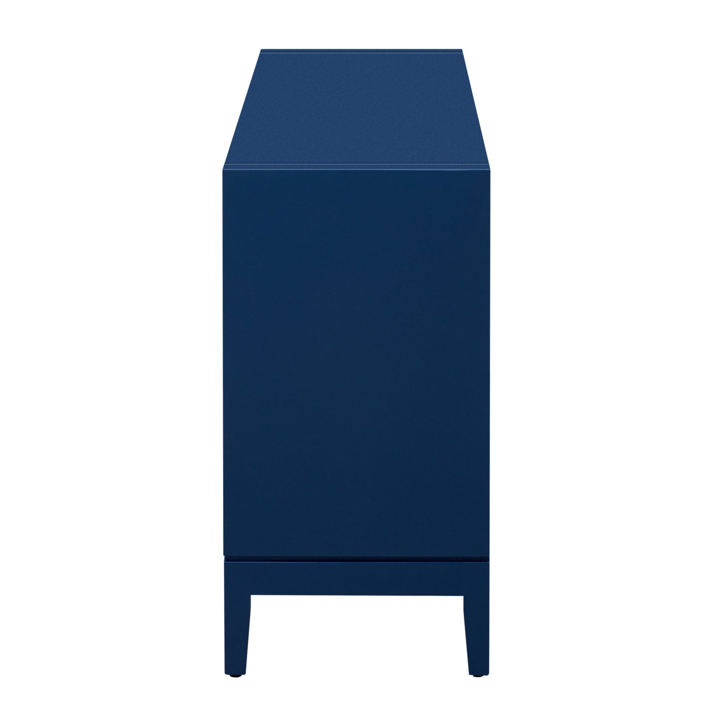Versatile Four-Door Sideboard With Brushed Doors and Fir Veneer,Featuring Elegant Handles,Perfect for Various Spaces
