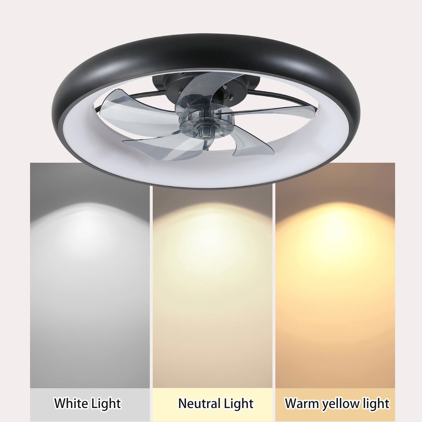 Ceiling Fan With Lights Dimmable LED