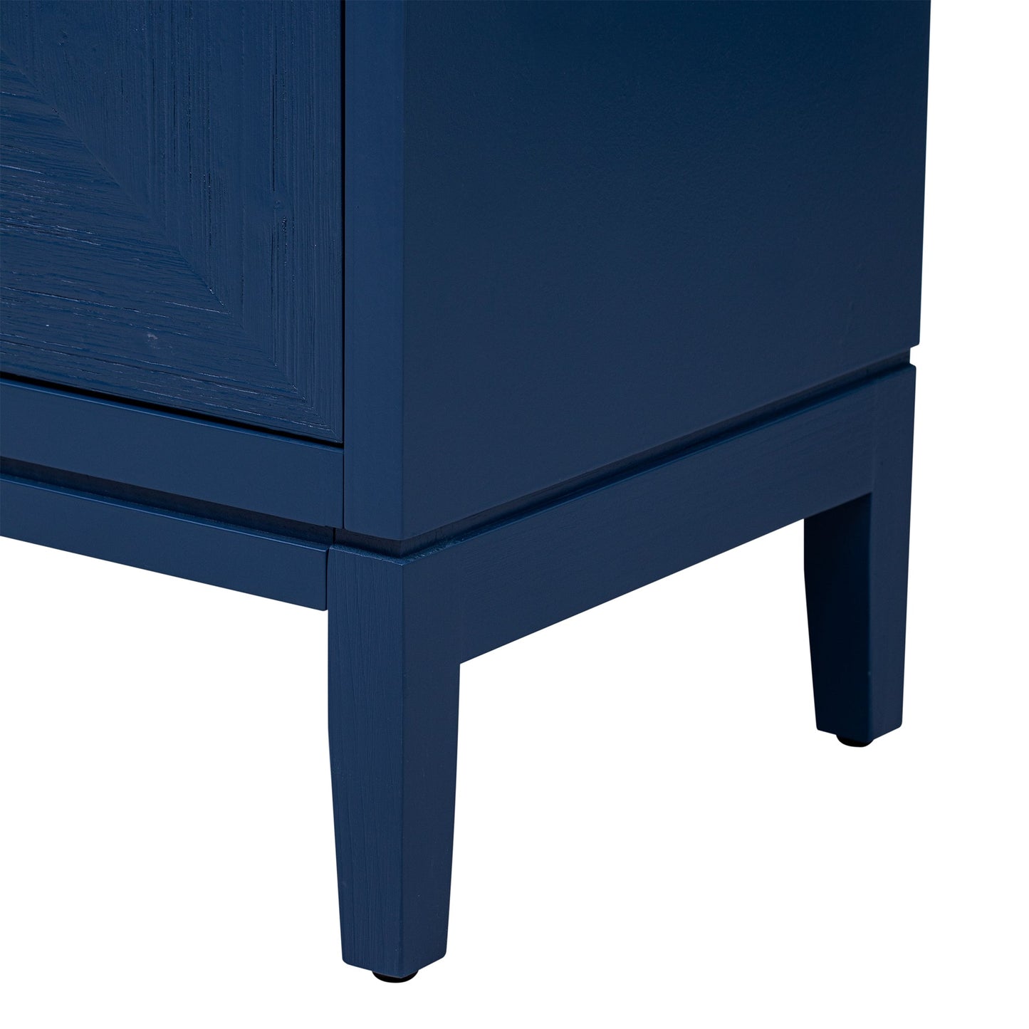 Versatile Four-Door Sideboard With Brushed Doors and Fir Veneer,Featuring Elegant Handles,Perfect for Various Spaces