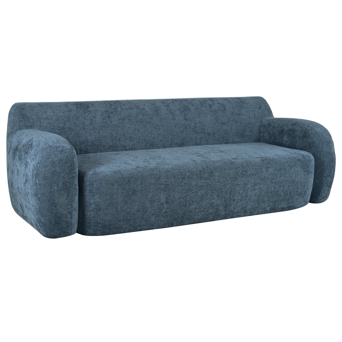 81.5" Minimalist Compression Sofa, Curved Design, 3-Seater Casual Sofa for Living Rooms, Bedrooms, and Apartments