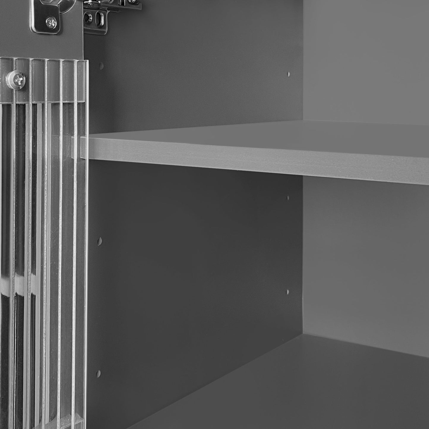 Rotating Storage Cabinet With 2 Doors and 2 Drawers, Suitable for Living Room, Study, and Balcony