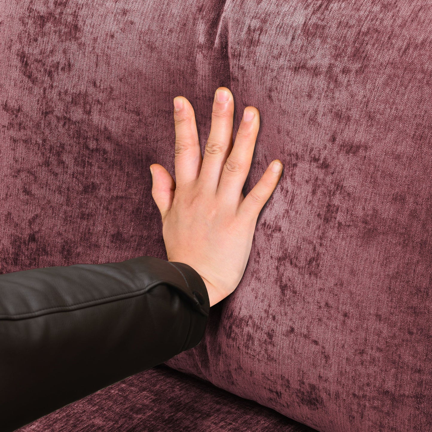 84 "Modern Chenille L-Shaped Sofa With Reversible Lounge,Convertible Sectional Couch Set,4 Seat Indoor Furniture