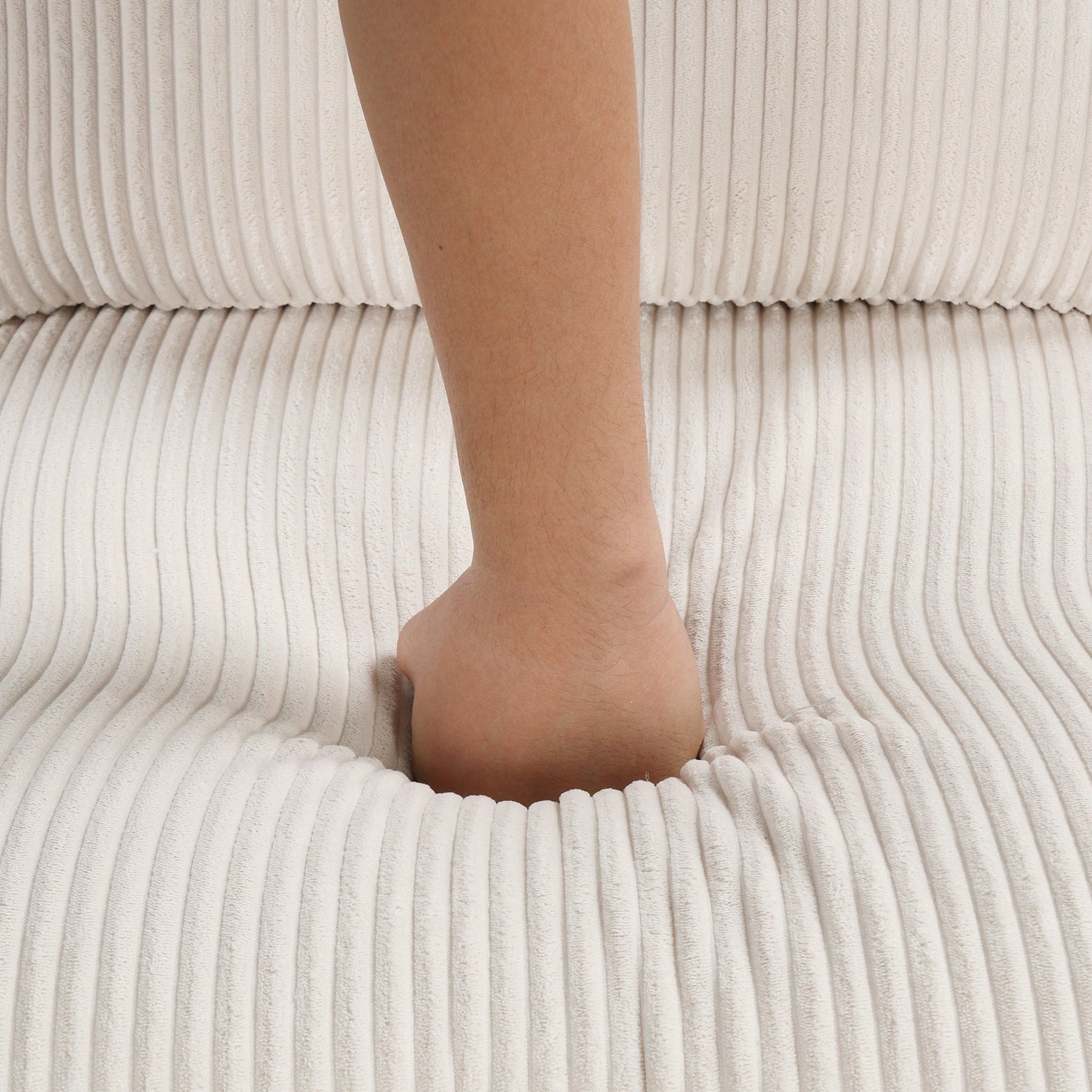 U-Shaped Sponge-Filled Cushion Combination Sofa, Suitable for Living Rooms, Studies, and Spacious Spaces