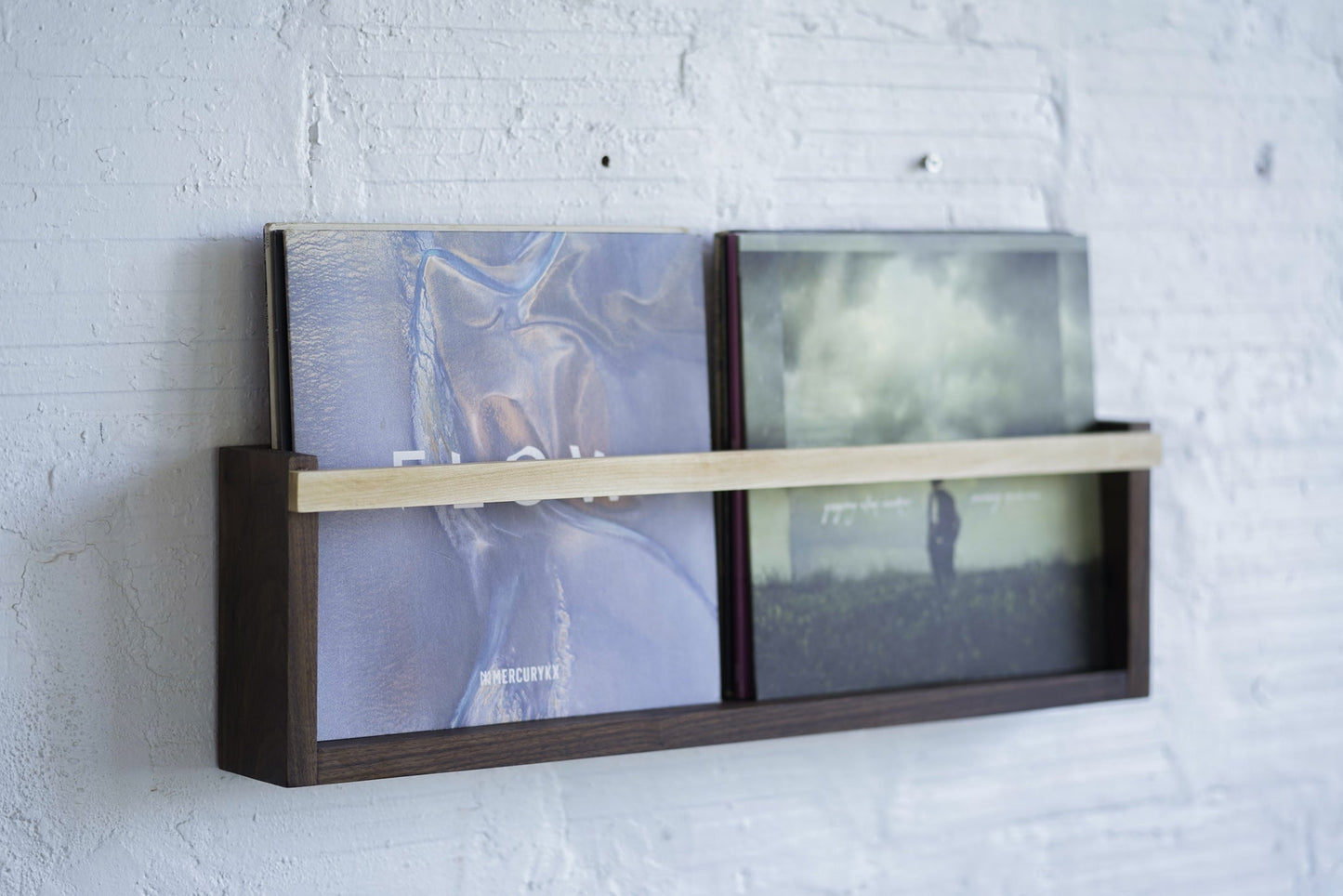 Modern Magazine & Vinyl Wall Rack