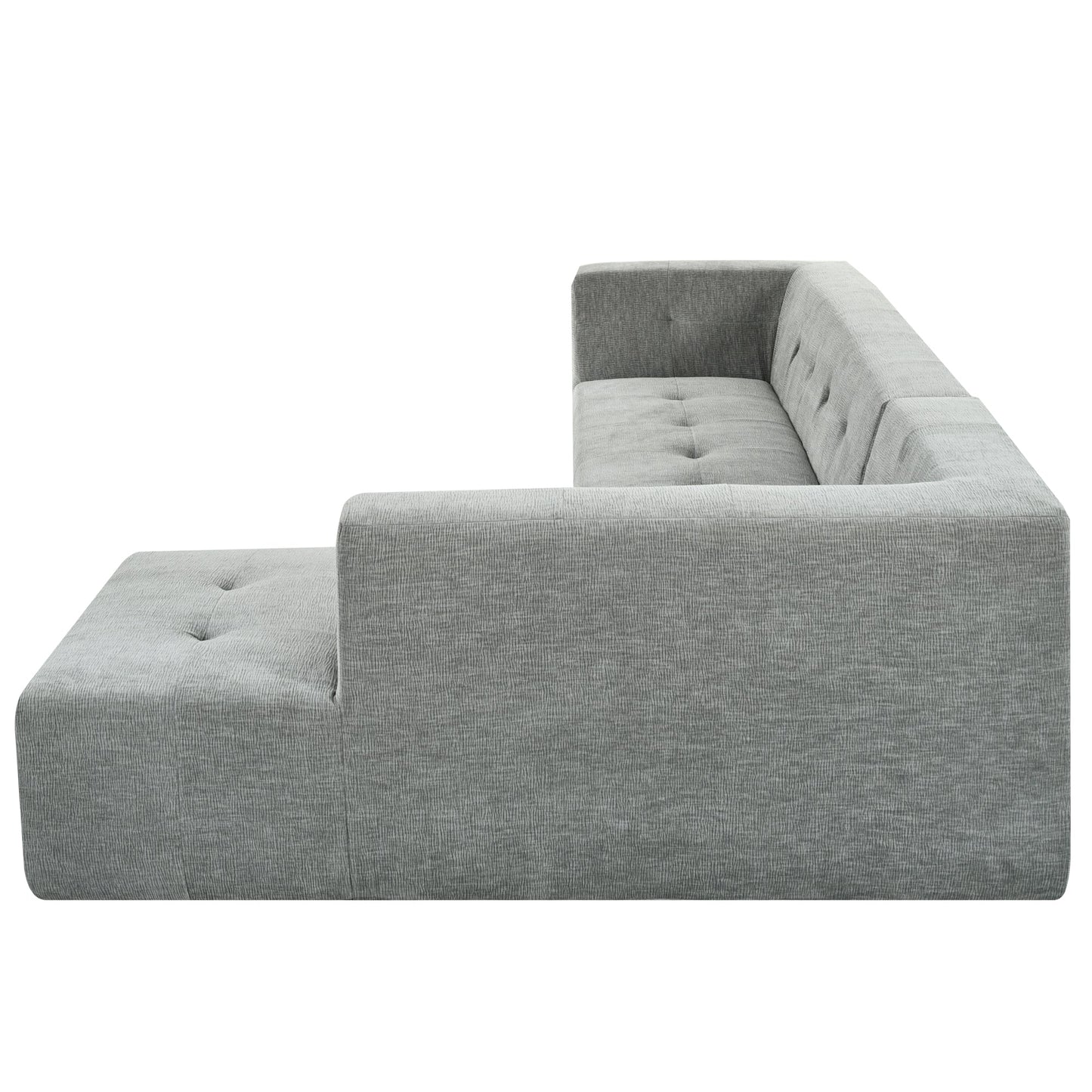 112.2*74" Modular Modular Combination Living Room Sofa Set, Modern Minimalist Sofa, Living Room Upholstered Sofa Bed