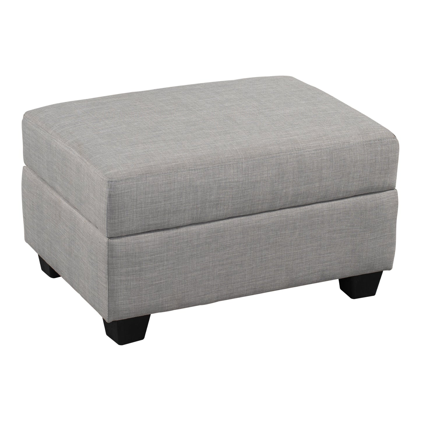 Reversible Sectional Sofa Space Saving With Storage Ottoman Rivet Ornament