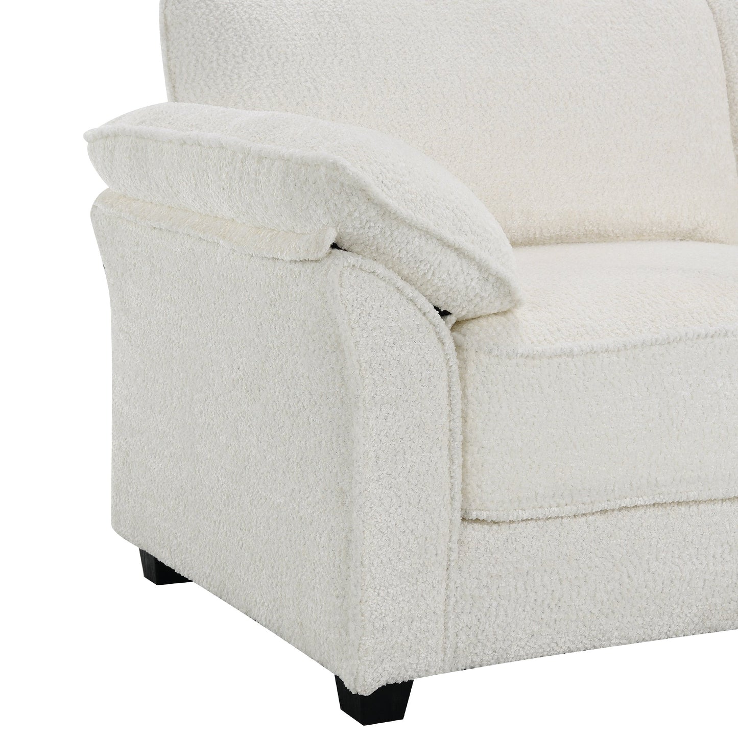 Free Combination Modular Convertible Sectional Sofa Bed Set, 4 Seat Upholstered Sleeper Corner Couch, Deep-Seat Loveseat