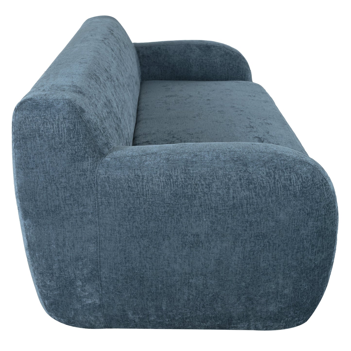 81.5" Minimalist Compression Sofa, Curved Design, 3-Seater Casual Sofa for Living Rooms, Bedrooms, and Apartments