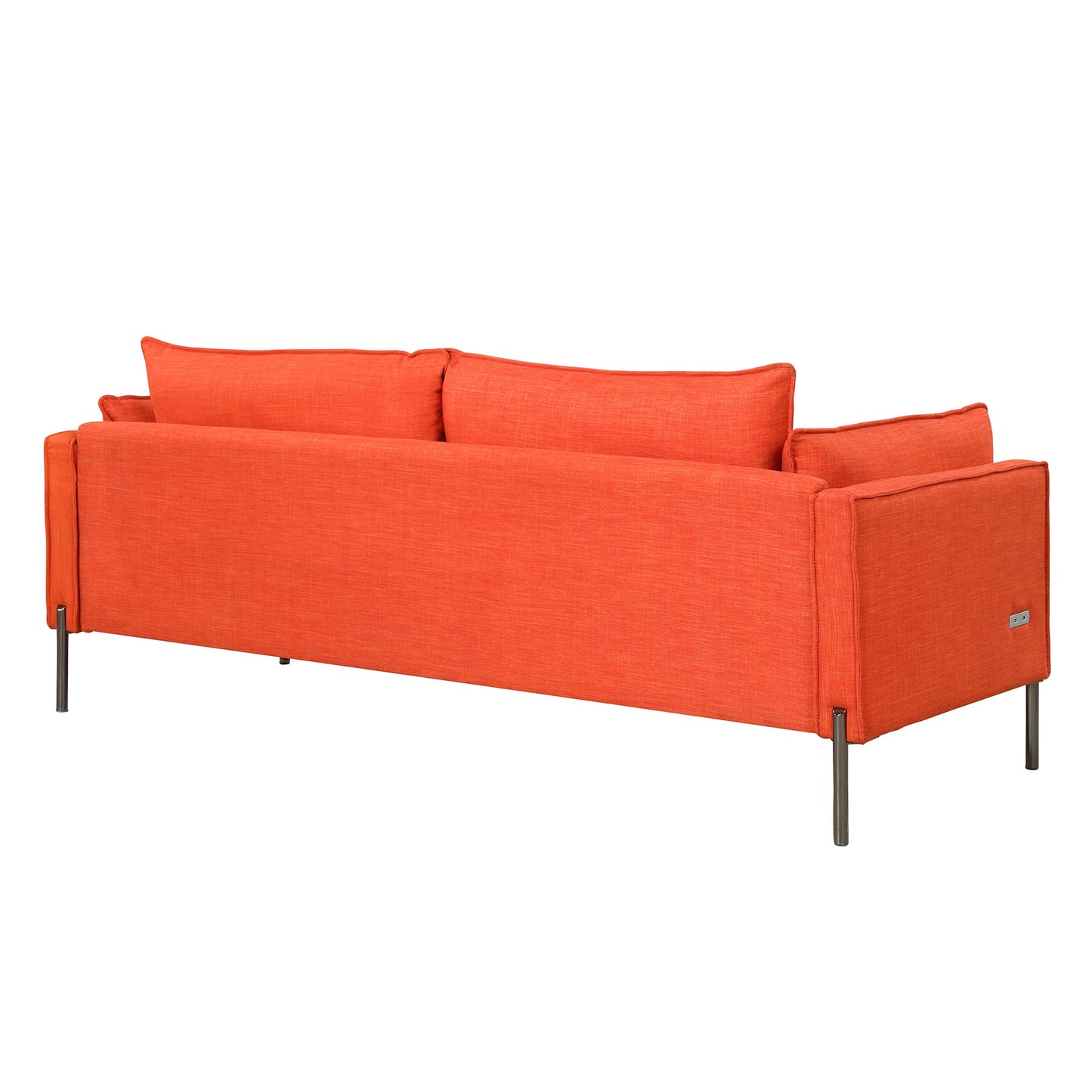 76.2" Modern Style 3 Seat Sofa Linen Fabric Upholstered Couch Furniture 3-Seats Couch for Different Spaces,Living Room