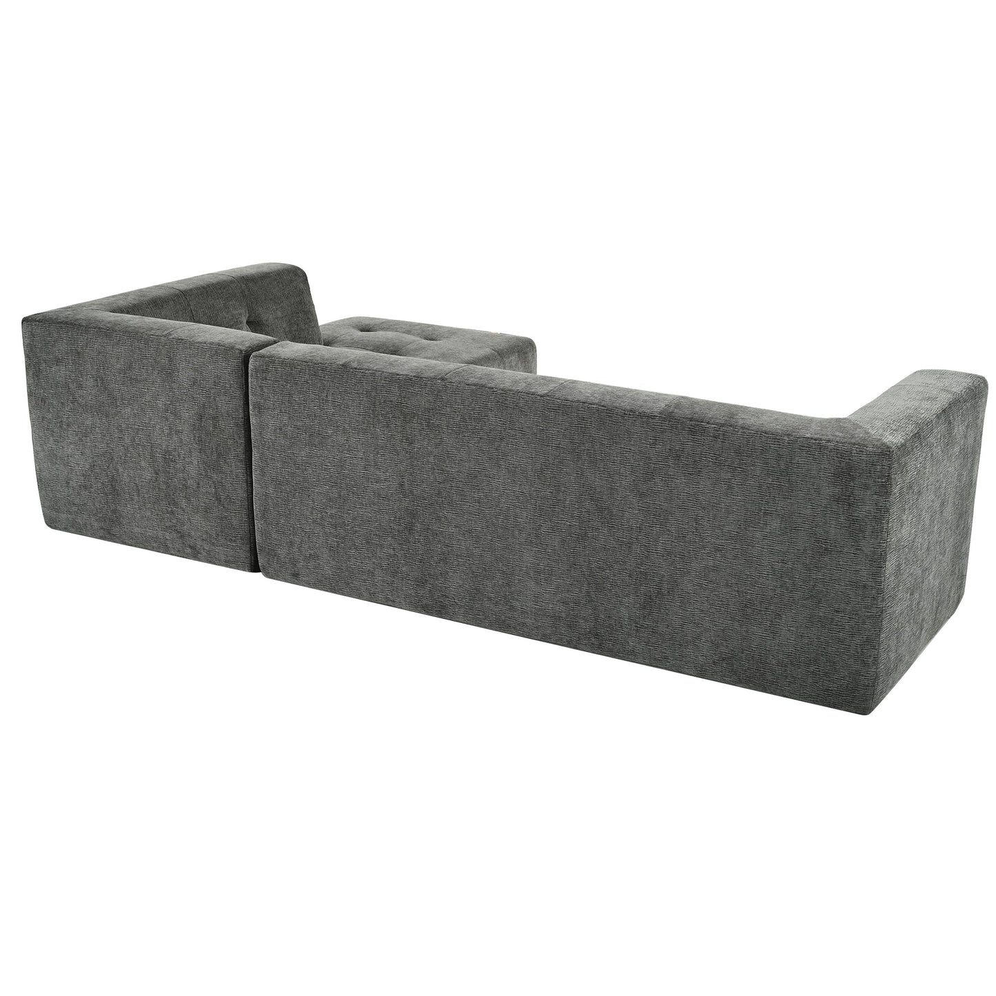112.2*74" Modular Modular Combination Living Room Sofa Set, Modern Minimalist Sofa, Living Room Upholstered Sofa Bed