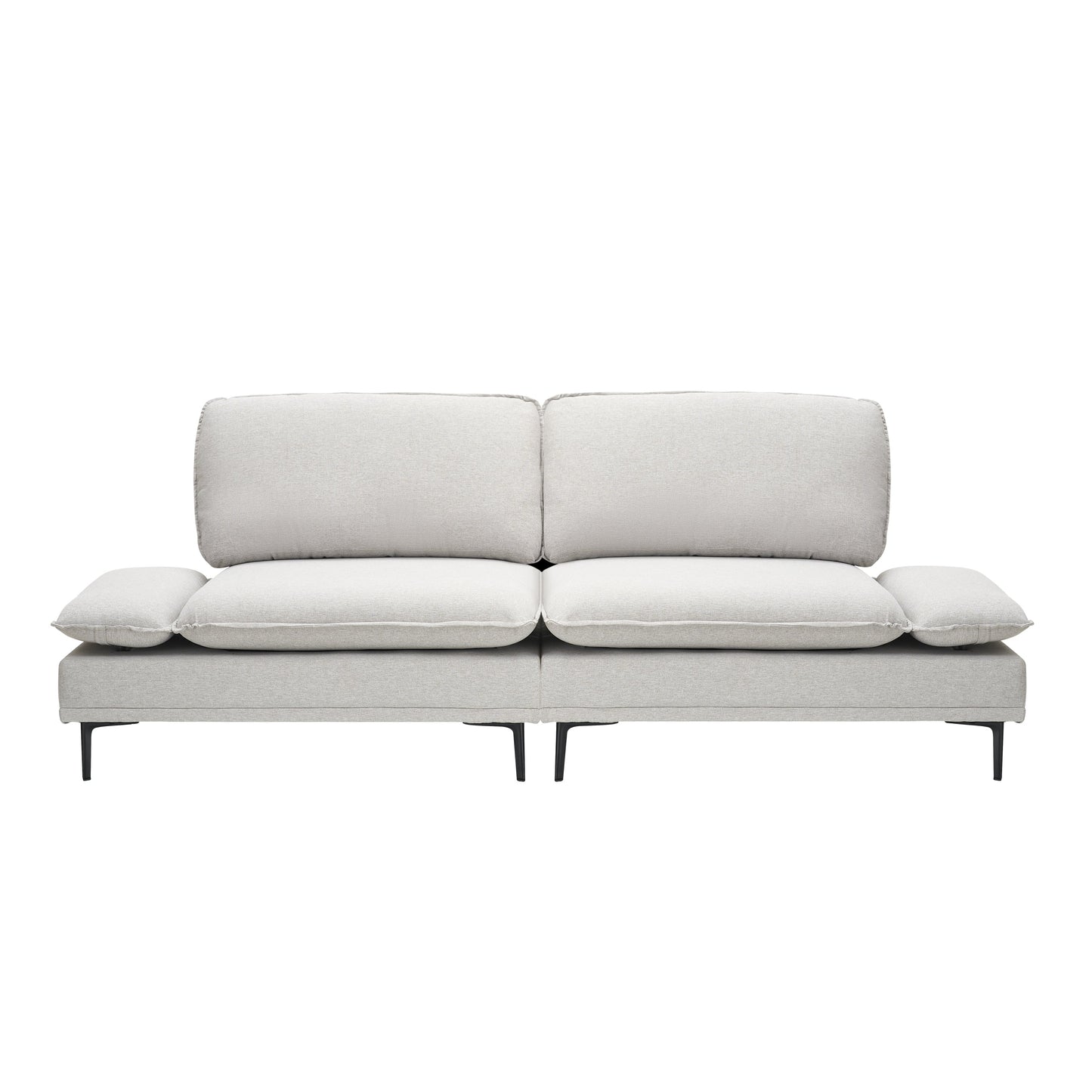 Woven in 89 Inch Wide Cotton and Linen, the Light Grey Elegance Exquisite