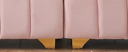 89-Inch Spring-Wrapped Cushions, 3 Flannelette Sofas, Stylish Metal Feet and 4 Throw Pillows Make for a Modern Living Room