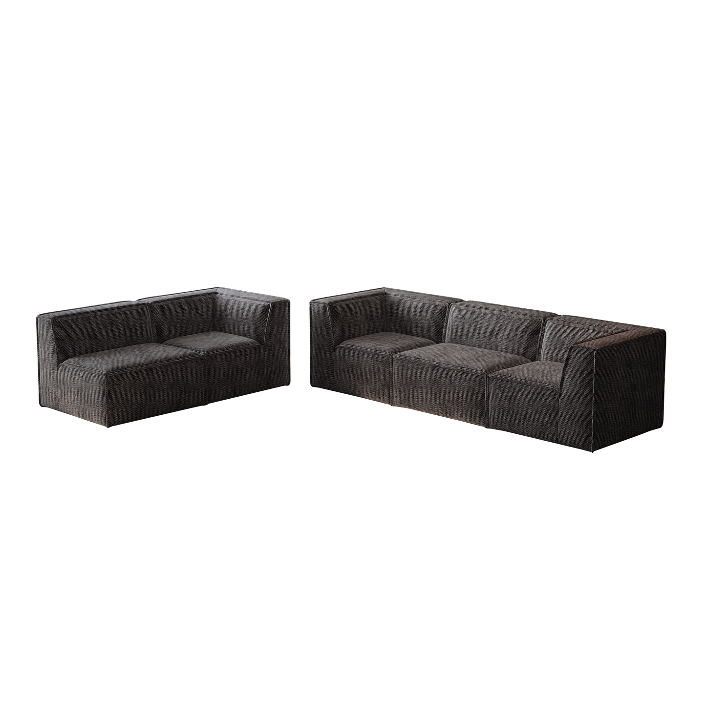 106*106" Chenille Modular L Shaped Sectional Sofa,Luxury Floor Couch Set,Upholstered Indoor Furniture
