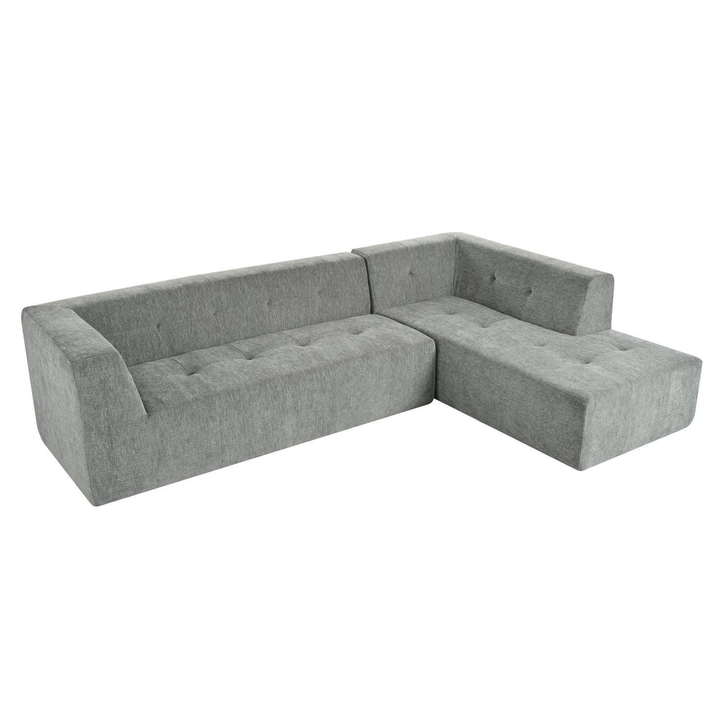 112.2*74" Modular Modular Combination Living Room Sofa Set, Modern Minimalist Sofa, Living Room Upholstered Sofa Bed